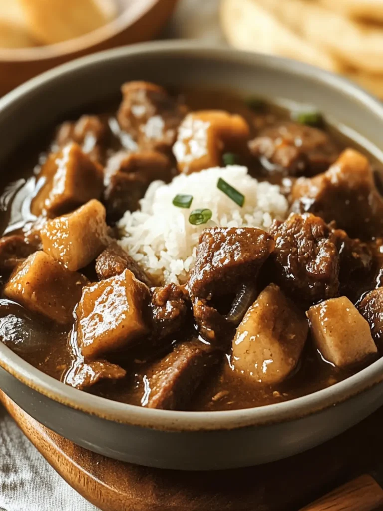Savory Filipino Adobo: Your Ultimate Comfort Food Stew 4 Filipino Adobo (Marinated Meat Stew)