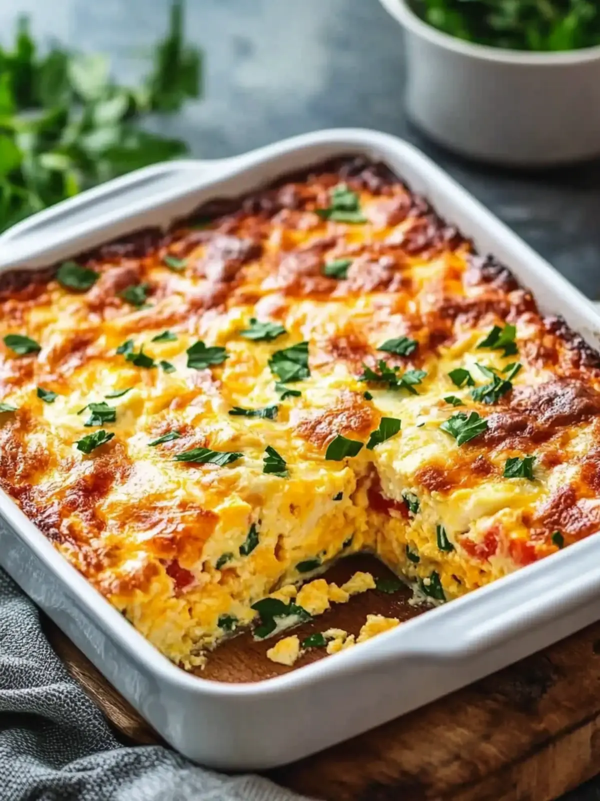 Delicious Easy Egg Casserole Recipe Healthy & Low Carb Delight 3 Easy Egg Casserole (Egg Bake) Recipe Healthy & Low Carb