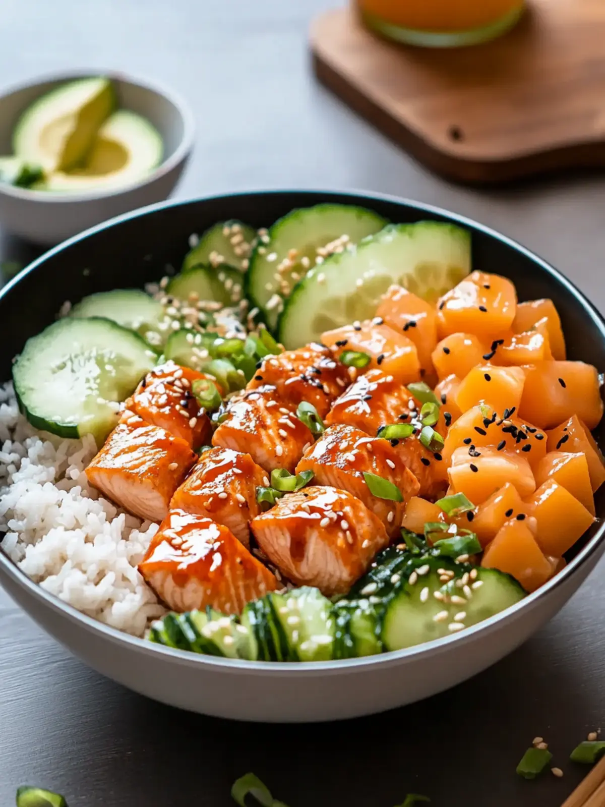 Savory Honey Sriracha Salmon Bowls Recipe for Quick Dinners 4 Delicious Honey Sriracha Salmon Bowls Recipe