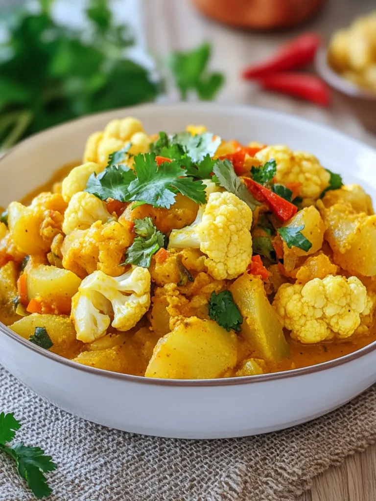 Indian Aloo Gobi (Potato and Cauliflower Curry)