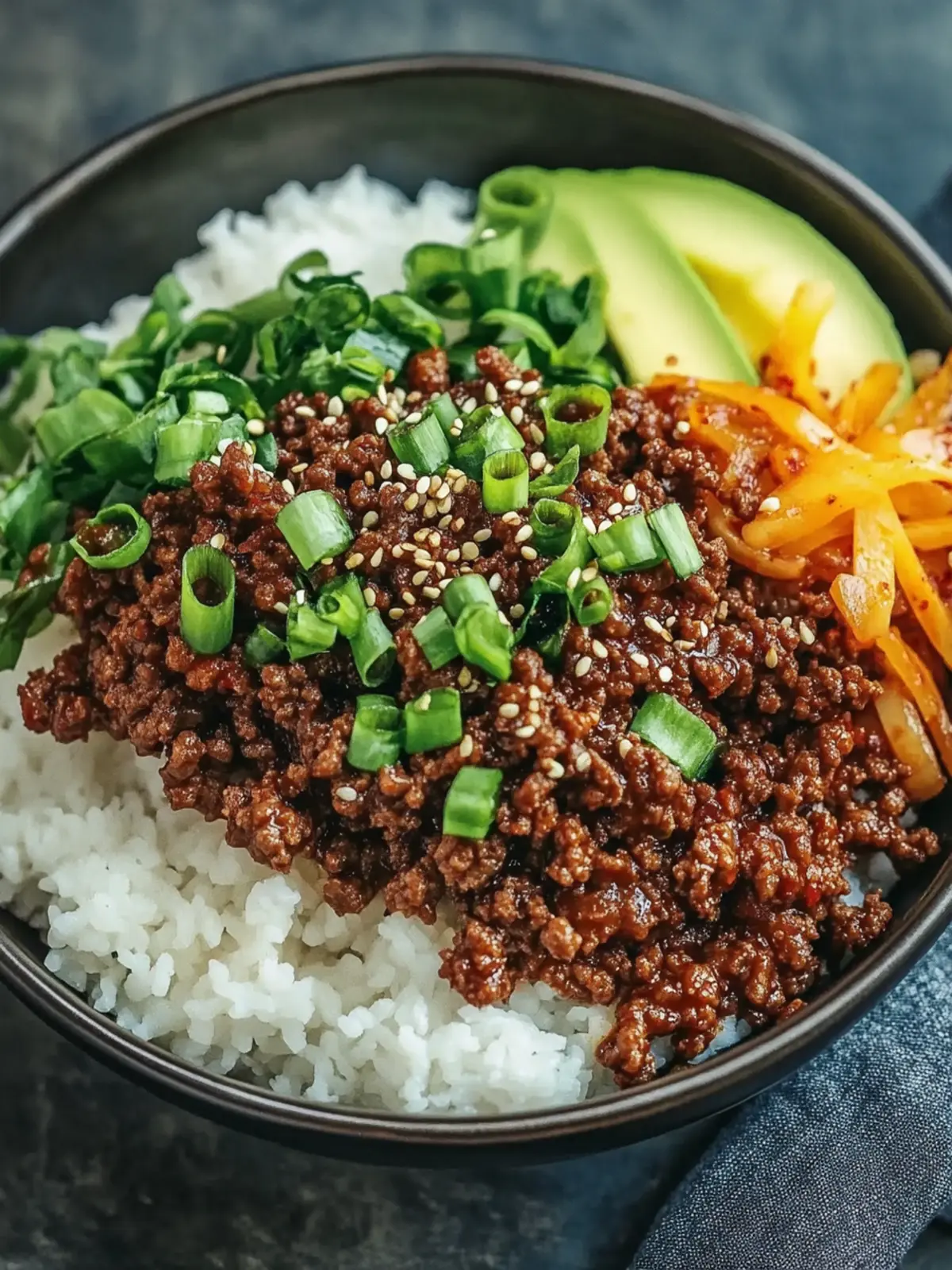 Korean Ground Beef Bowl Recipe Easy 30-Minute Family Dinner Idea