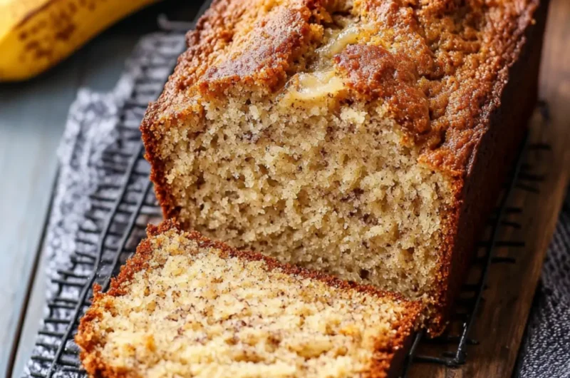 Extra-Moist Banana Bread with Instant Pudding & Sour Cream