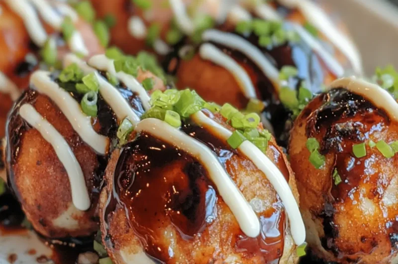 Japanese Takoyaki (Octopus Balls)