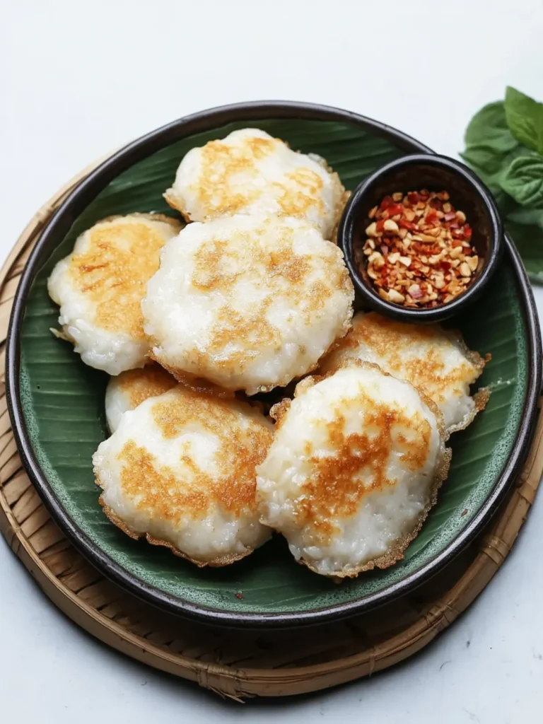 Delicious Thai Kanom Krok: Homemade Coconut Rice Pancakes 2 Thai Kanom Krok (Coconut Rice Pancakes)