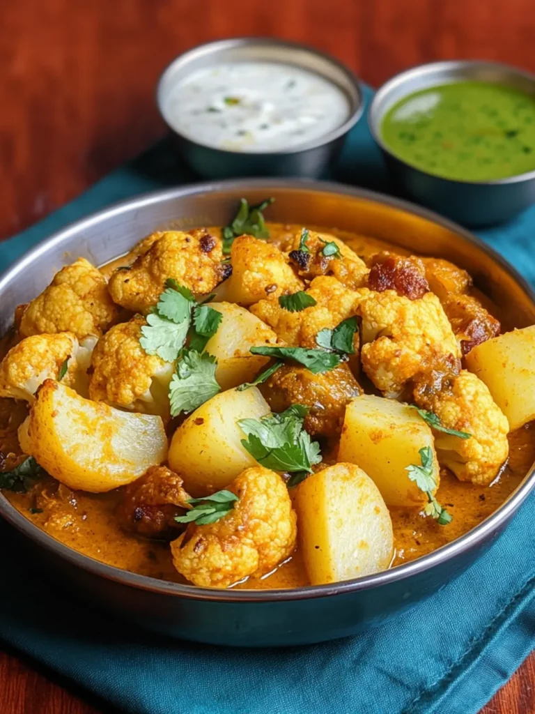 Savory Indian Aloo Gobi: Comfort in Every Bite 4 Indian Aloo Gobi (Potato and Cauliflower Curry)