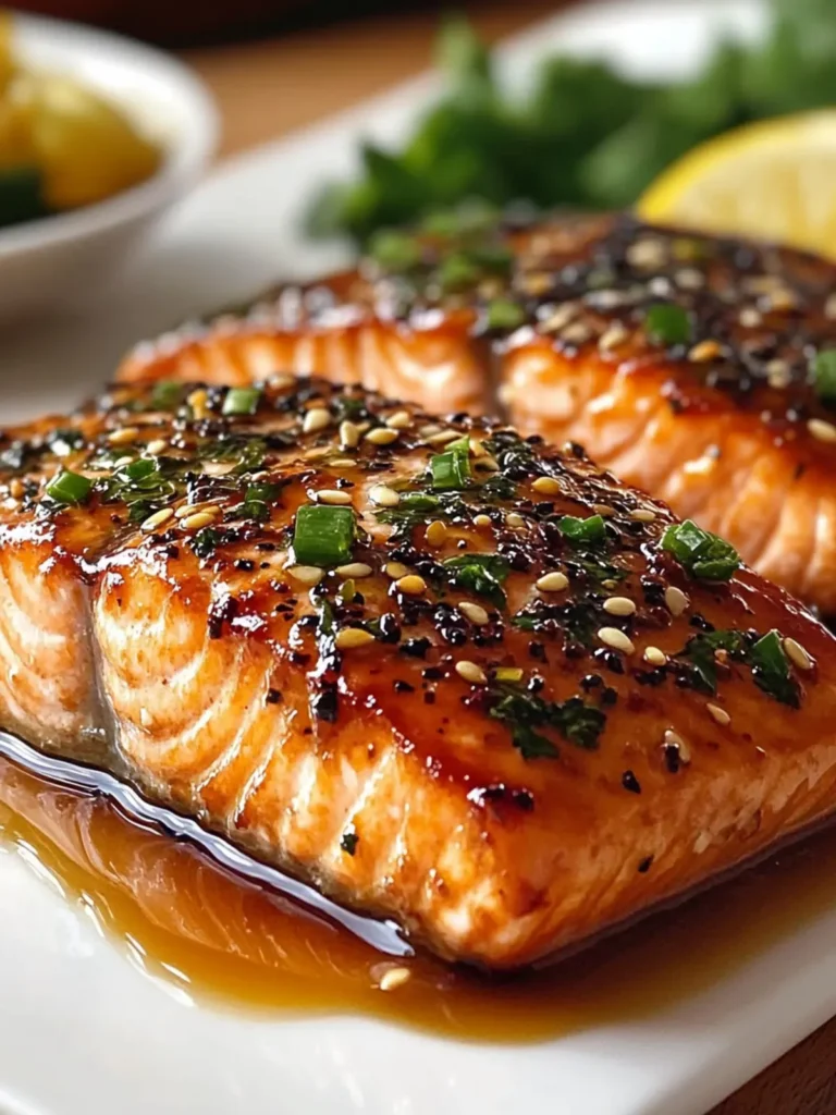 Texas Roadhouse Baked Salmon with Sweet Soy Glaze Recipe