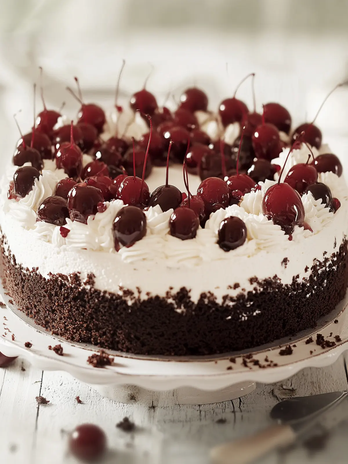 German Schwarzwälder Kirschtorte (Black Forest Cake)