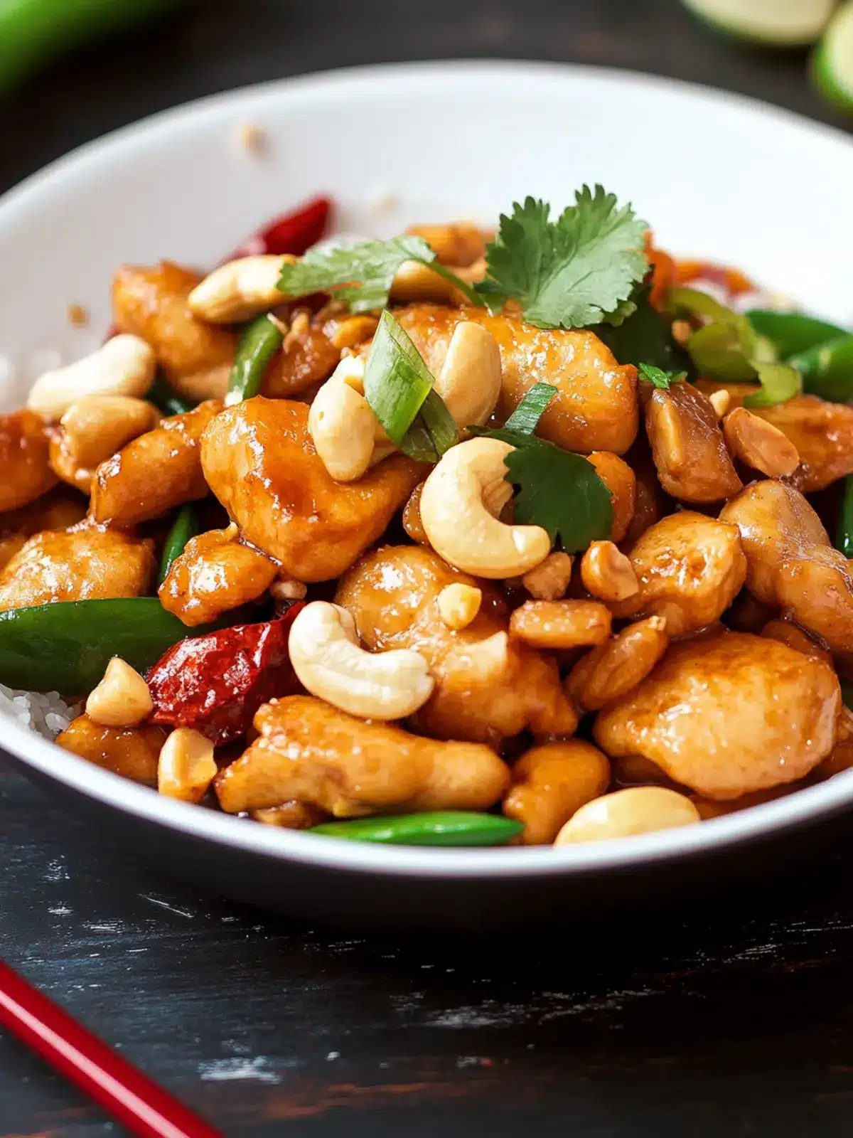 Thai Kai Med Ma Muang (Chicken with Cashew Nuts)