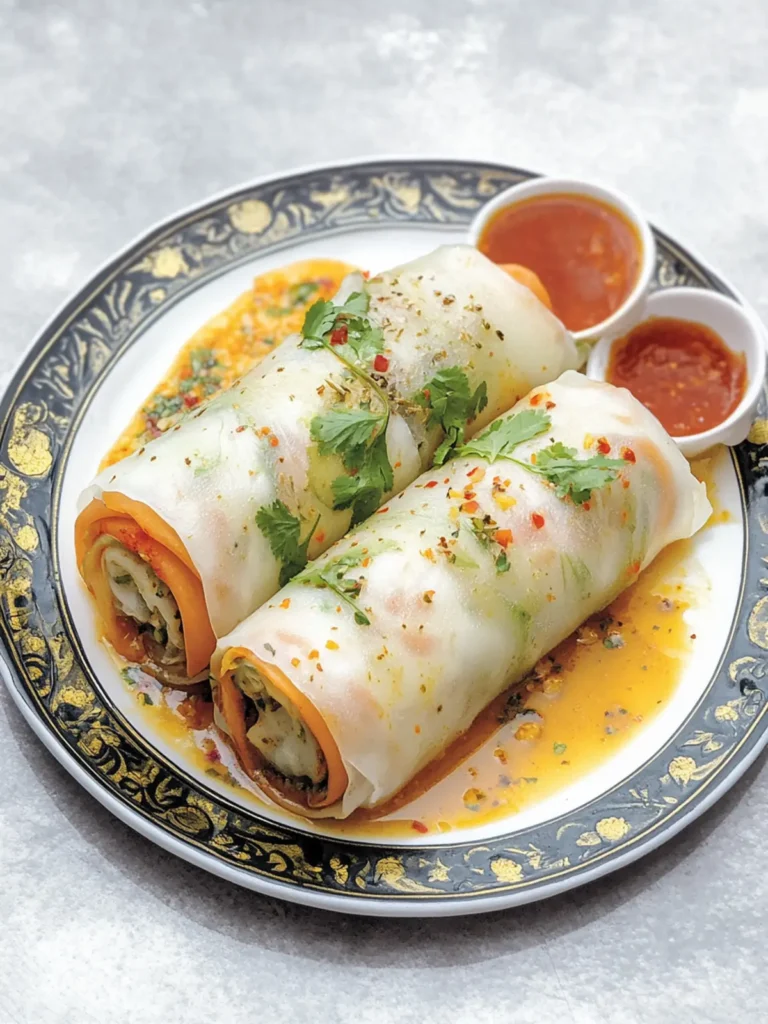 Malaysian Popiah (Fresh Spring Rolls)