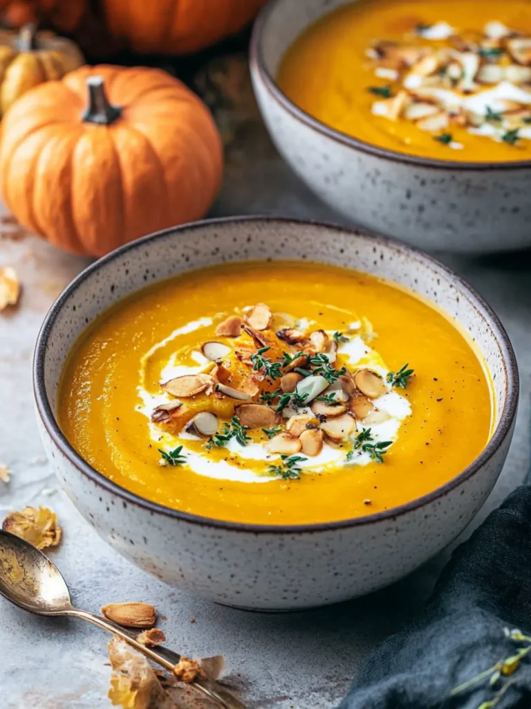 Creamy Pumpkin Soup: Your Cozy Fall Favorite Awaits 3 Pumpkin Soup