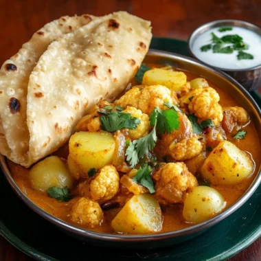 Indian Aloo Gobi (Potato and Cauliflower Curry)