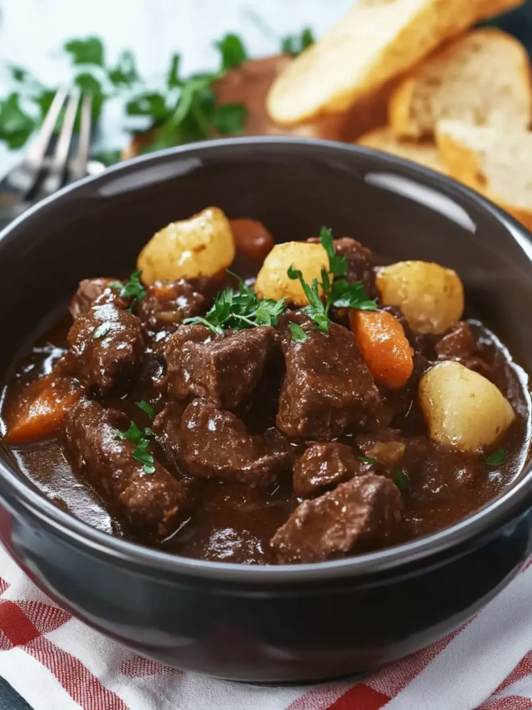 Hearty Belgian Stoofvlees: Cozy Comfort in Every Bite 2 Belgian Stoofvlees (Flemish Beef Stew)