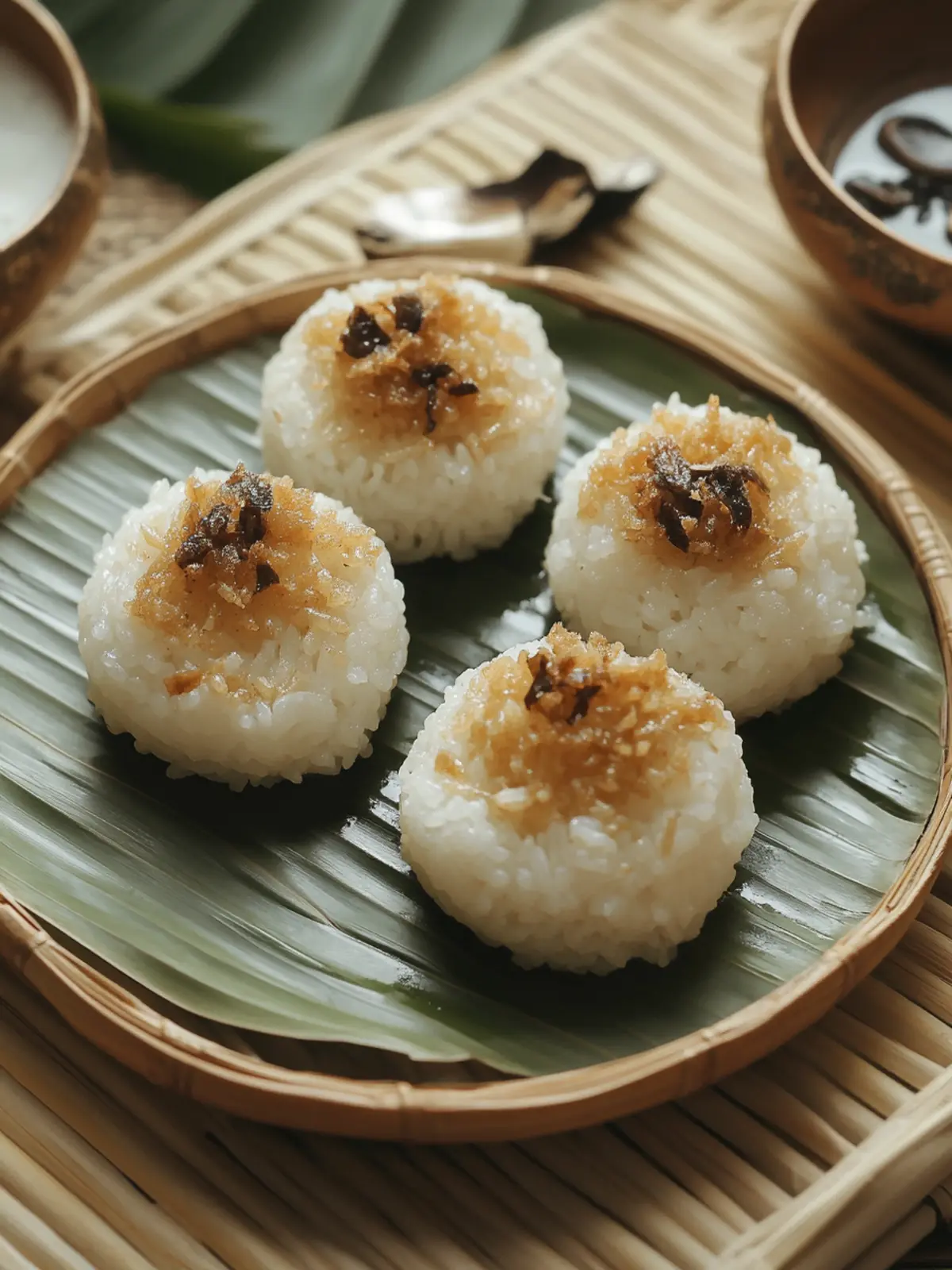 Malaysian Pulut Inti: Irresistible Sweet Rice with Coconut Bliss 5 Malaysian Pulut Inti (Sweet Rice with Coconut)