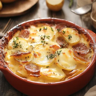 French Tartiflette (Potato and Cheese Casserole)