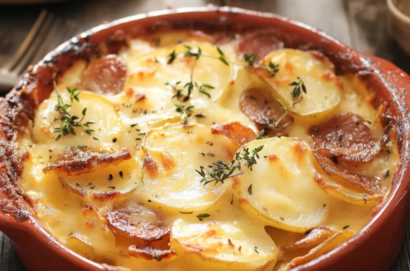 French Tartiflette (Potato and Cheese Casserole)