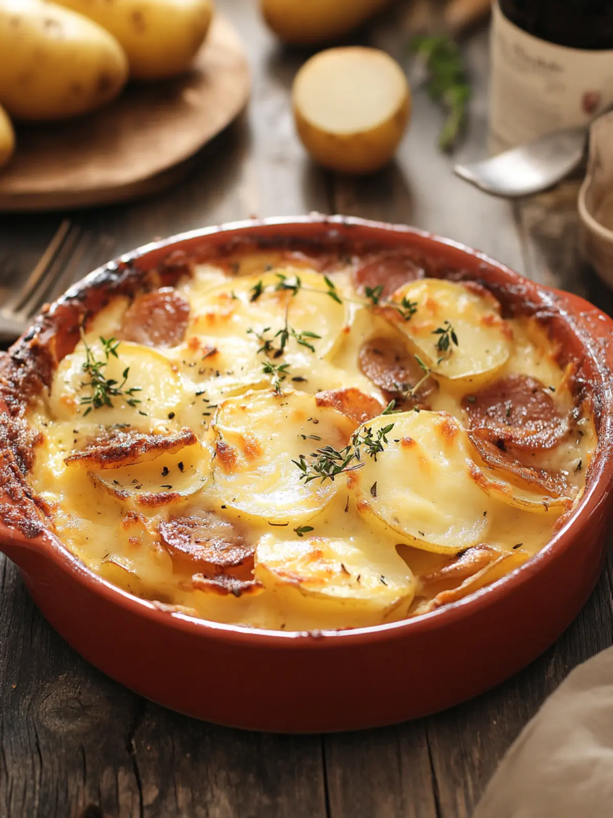 French Tartiflette (Potato and Cheese Casserole)