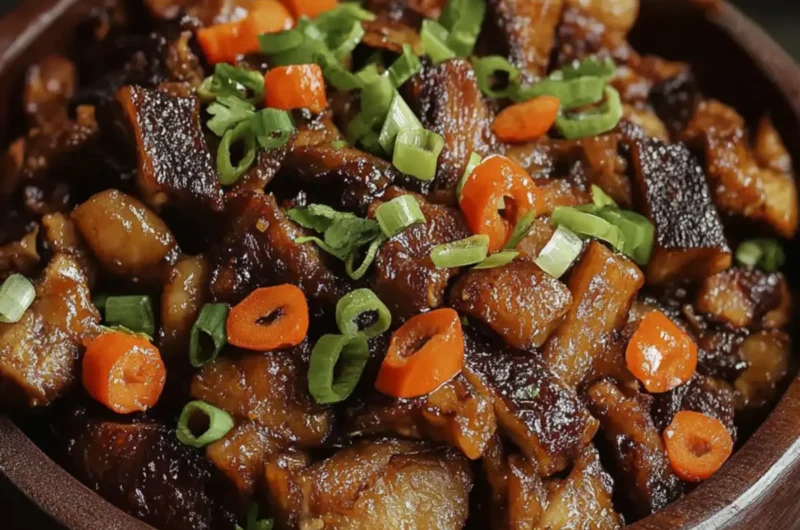 Filipino Bopis (Spicy Pork Lung)