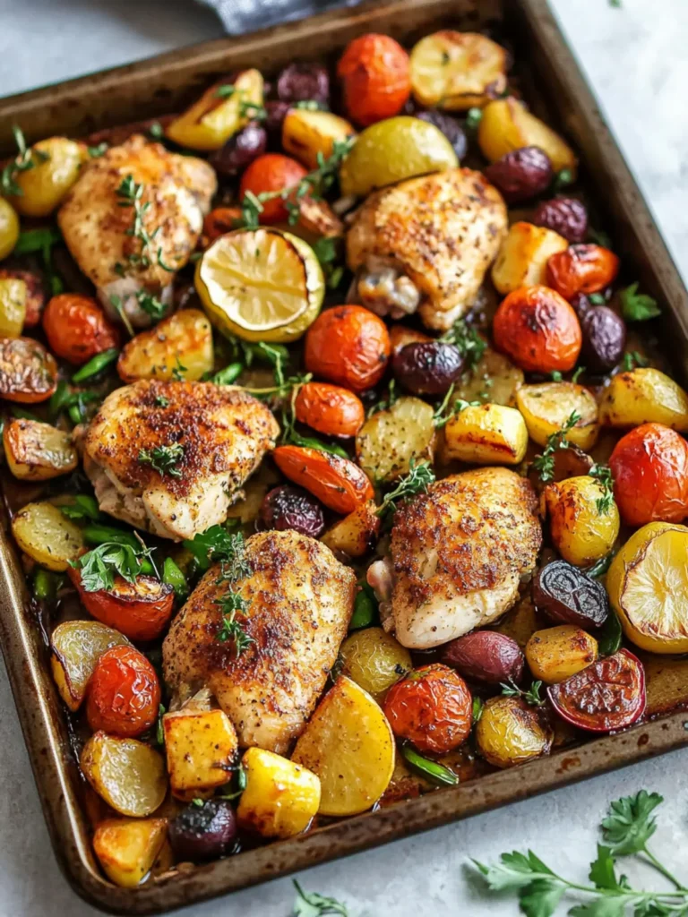 Sheet Pan Chicken and Vegetables