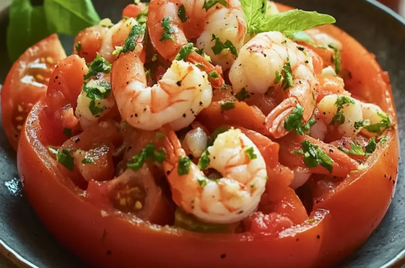 Belgian Tomates aux Crevettes (Tomatoes with Shrimp)