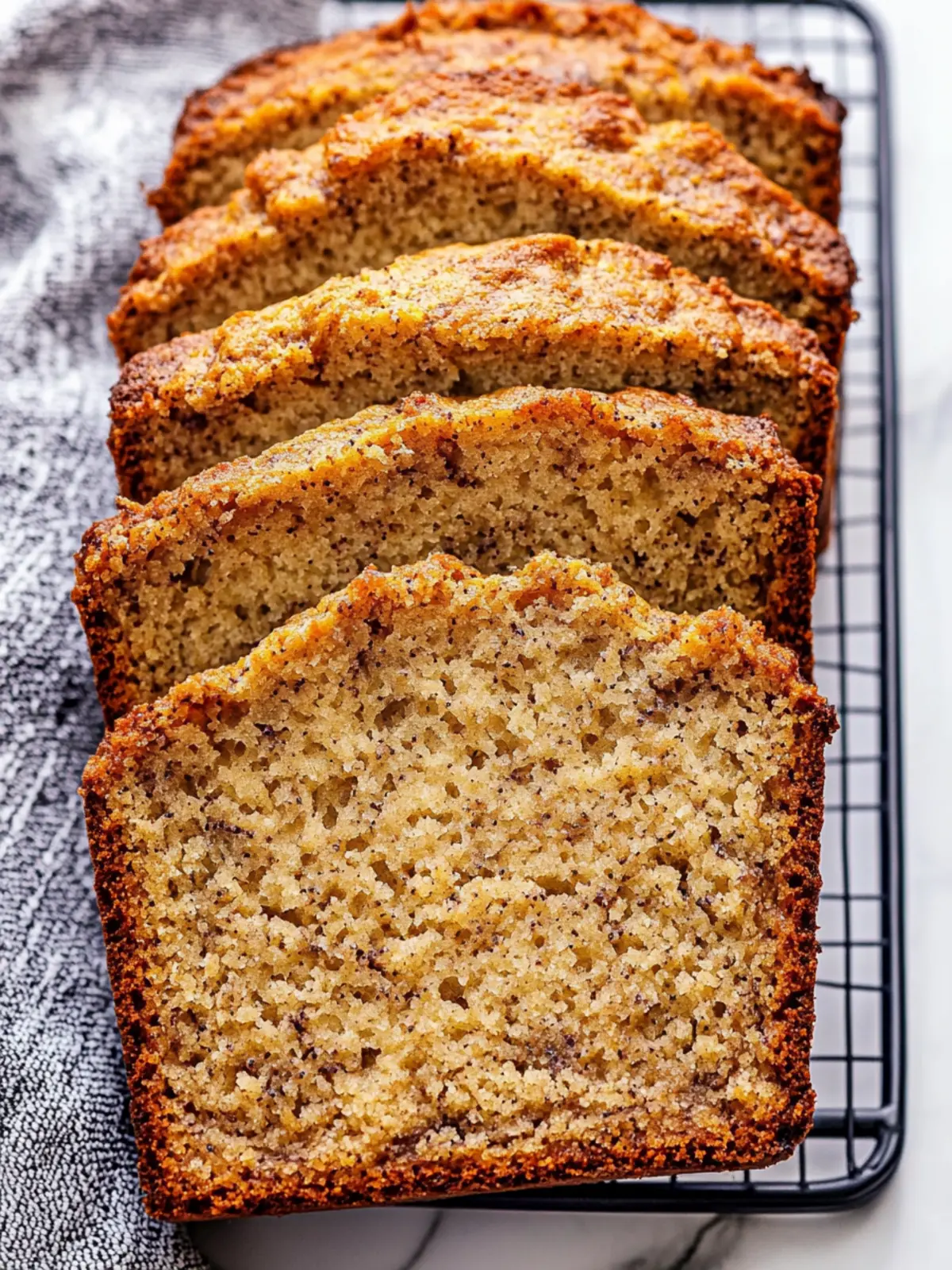 Extra-Moist Banana Bread with Instant Pudding & Sour Cream