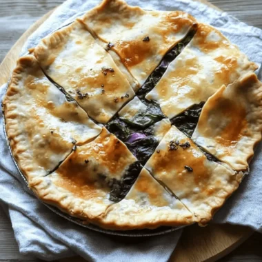 Croatian Soparnik (Swiss Chard Pie)