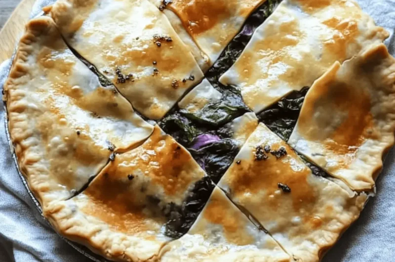 Croatian Soparnik (Swiss Chard Pie)