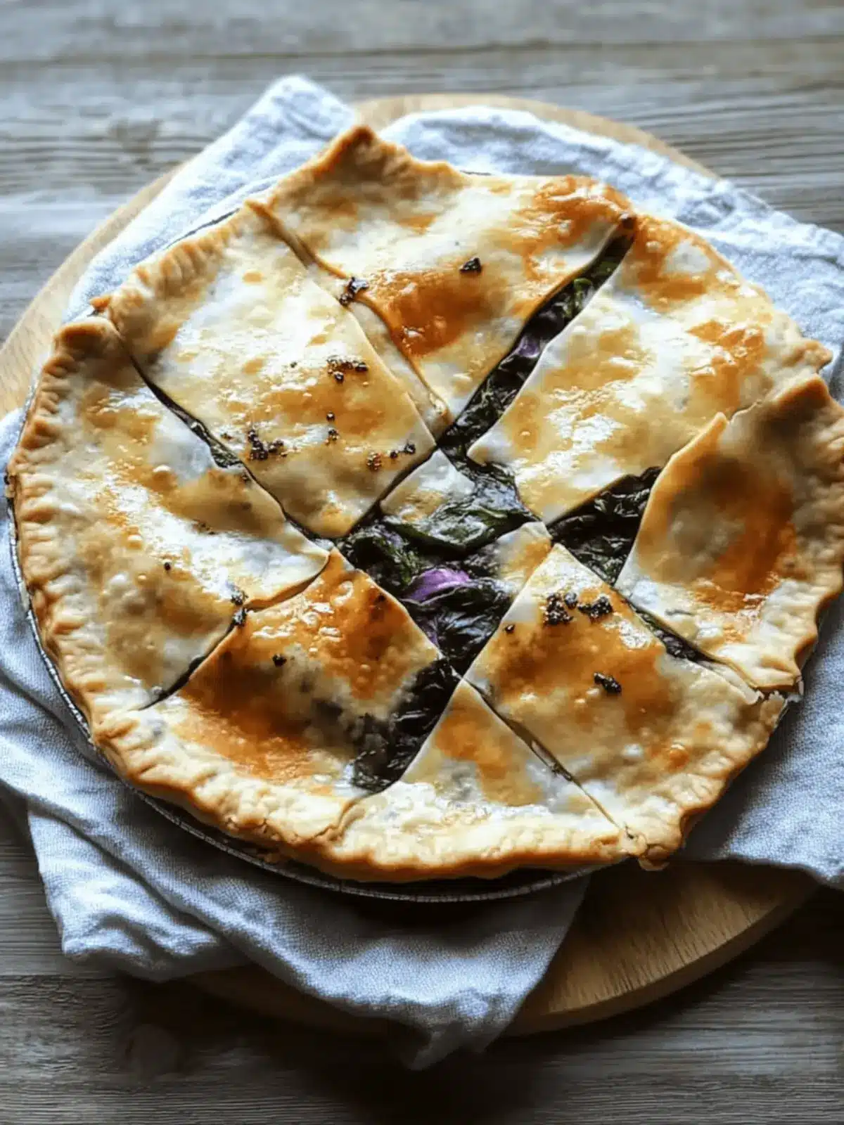 Croatian Soparnik (Swiss Chard Pie)
