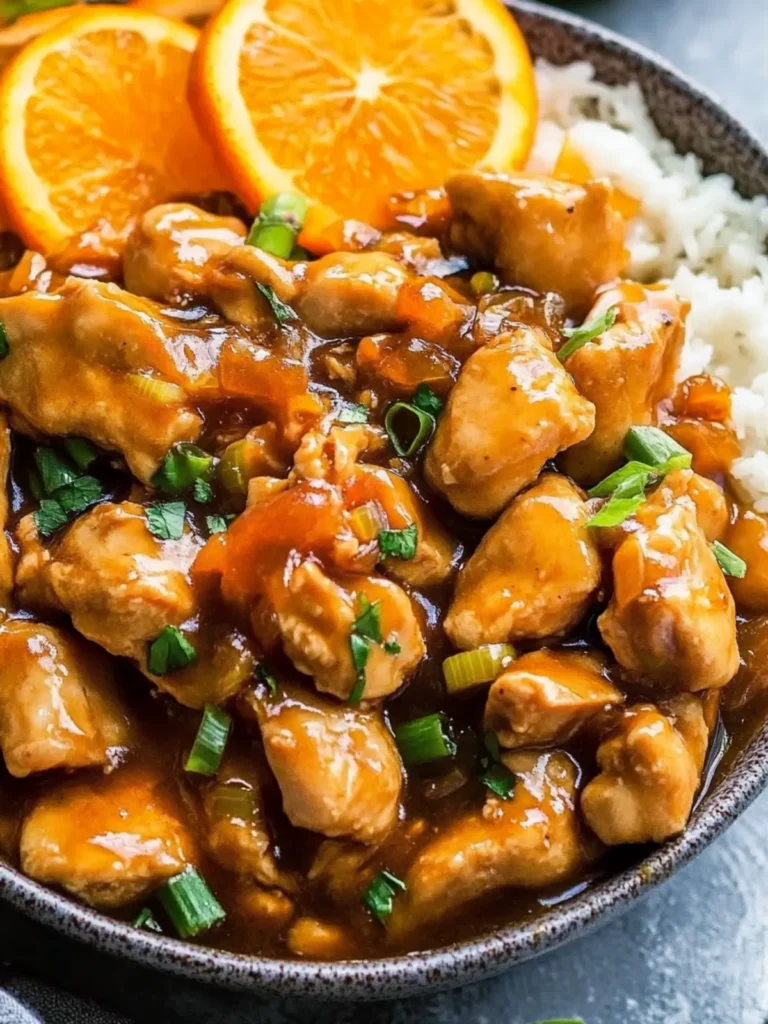 Savory Slow Cooker Orange Chicken Bursting with Flavor 4 Slow Cooker Orange Chicken