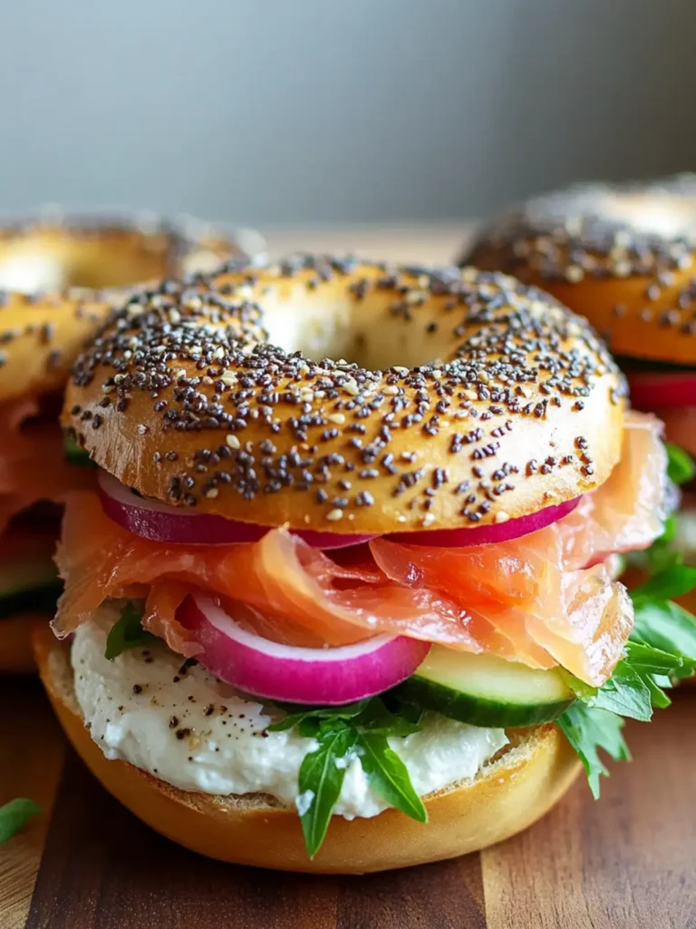 Delicious Smoked Salmon Bagel Sandwich in Just 15 Minutes! 4 Smoked Salmon Bagel Sandwich