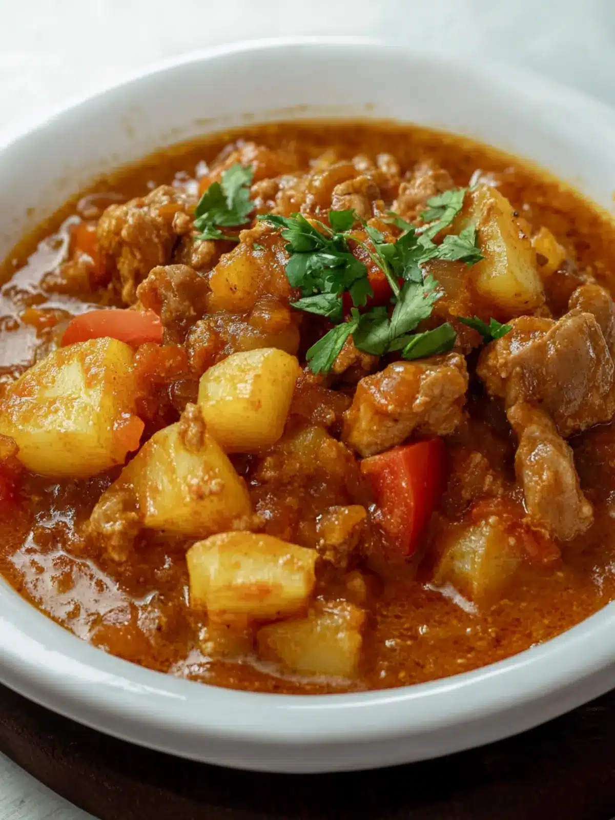 Peruvian Carapulcra (Pork and Dried Potato Stew)