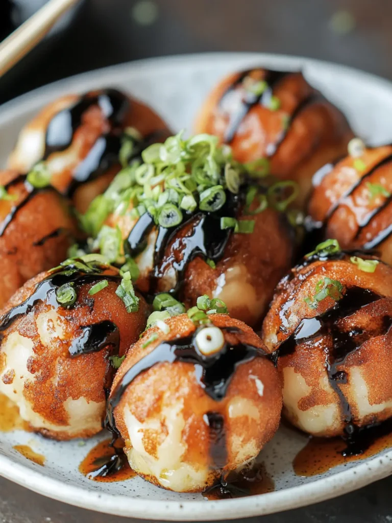 Japanese Takoyaki (Octopus Balls)