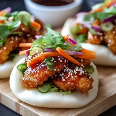 Sticky Crispy Chicken Bao Buns You’ll Want to Make Tonight 9 Sticky Crispy Chicken Bao Buns