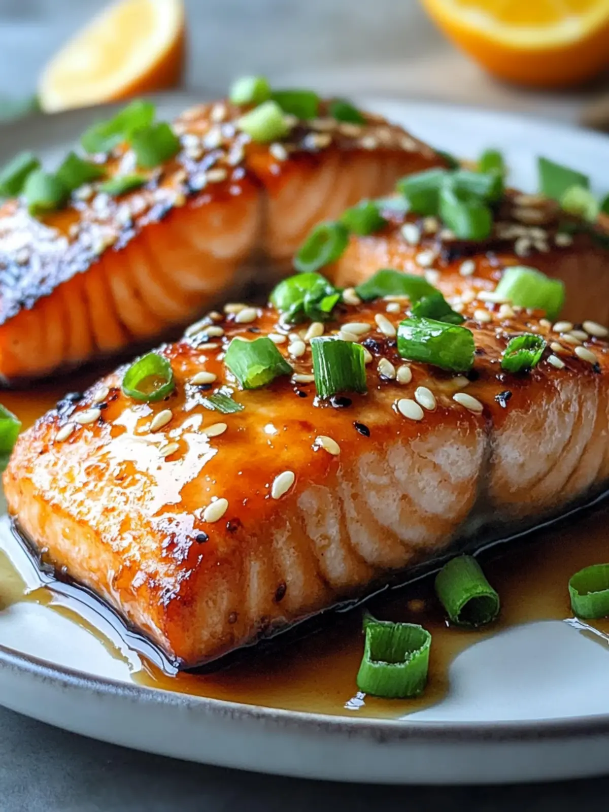 Orange Teriyaki Salmon