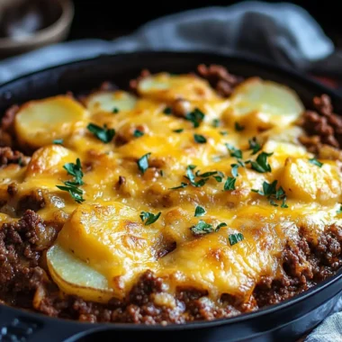 Cheesy Ground Beef and Potatoes
