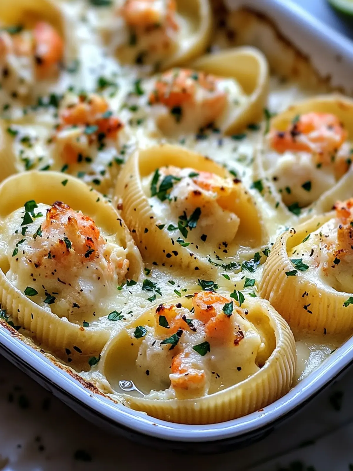 Indulge in Creamy Seafood Stuffed Shells for Island Flavor 5 Creamy Seafood Stuffed Shells