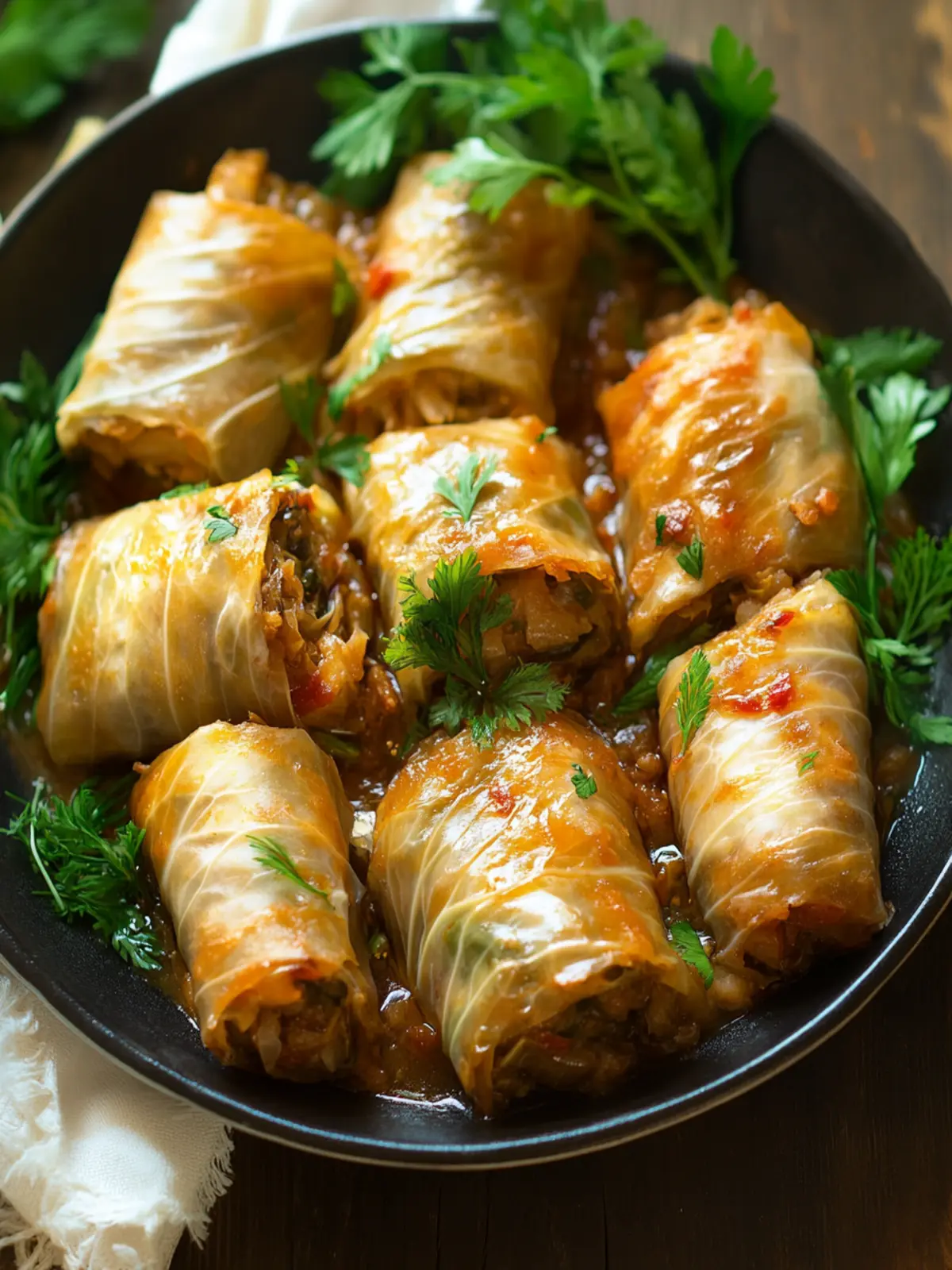 Bosnian Sarma (Stuffed Cabbage Rolls)