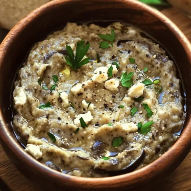 Greek Melitzanosalata (Eggplant Dip)
