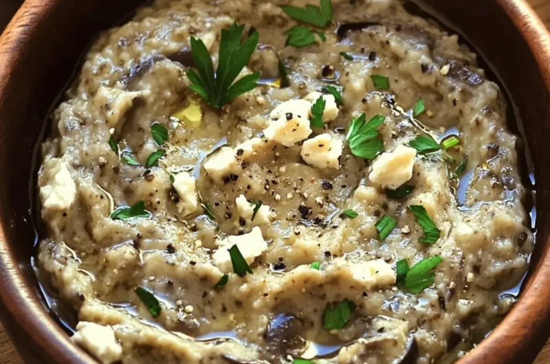 Greek Melitzanosalata (Eggplant Dip)