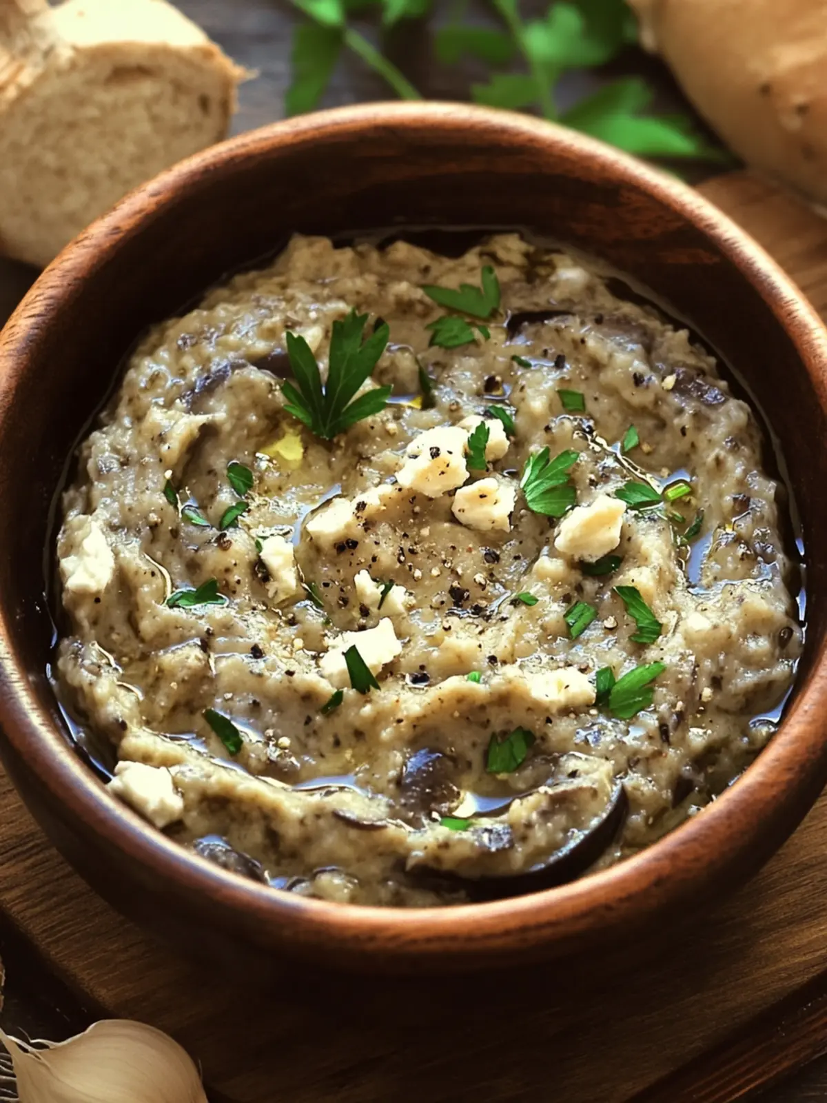 Greek Melitzanosalata (Eggplant Dip)