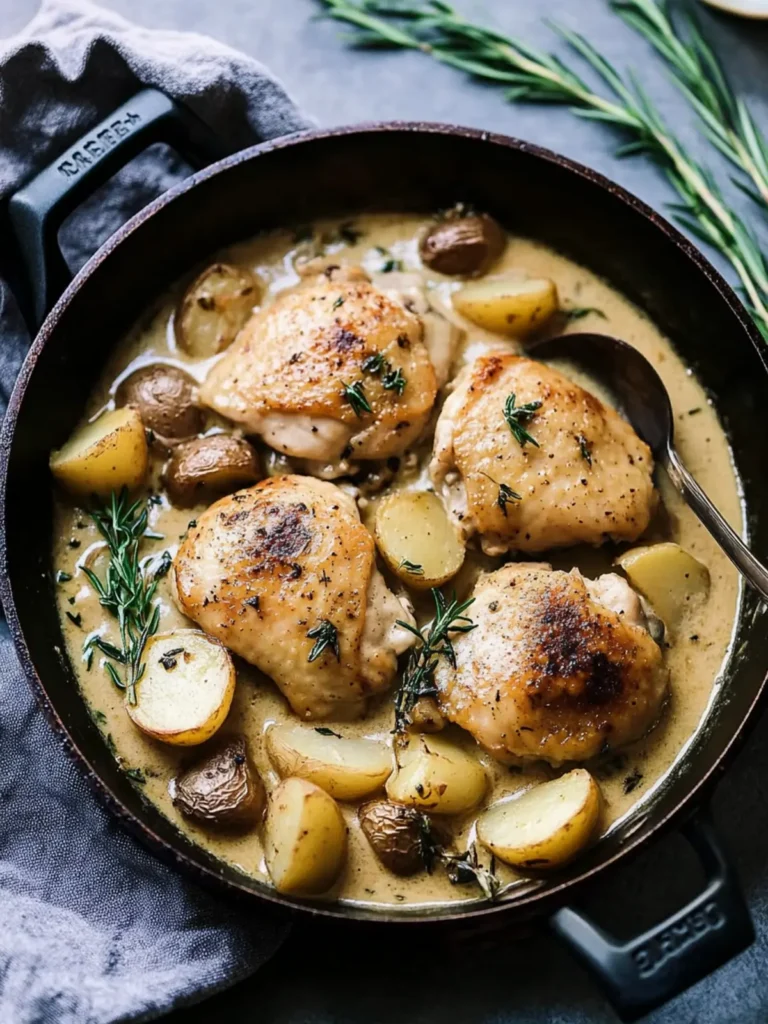 Creamy One Pan Chicken and Potatoes for Cozy Dinners 3 Creamy One Pan Chicken and Potatoes