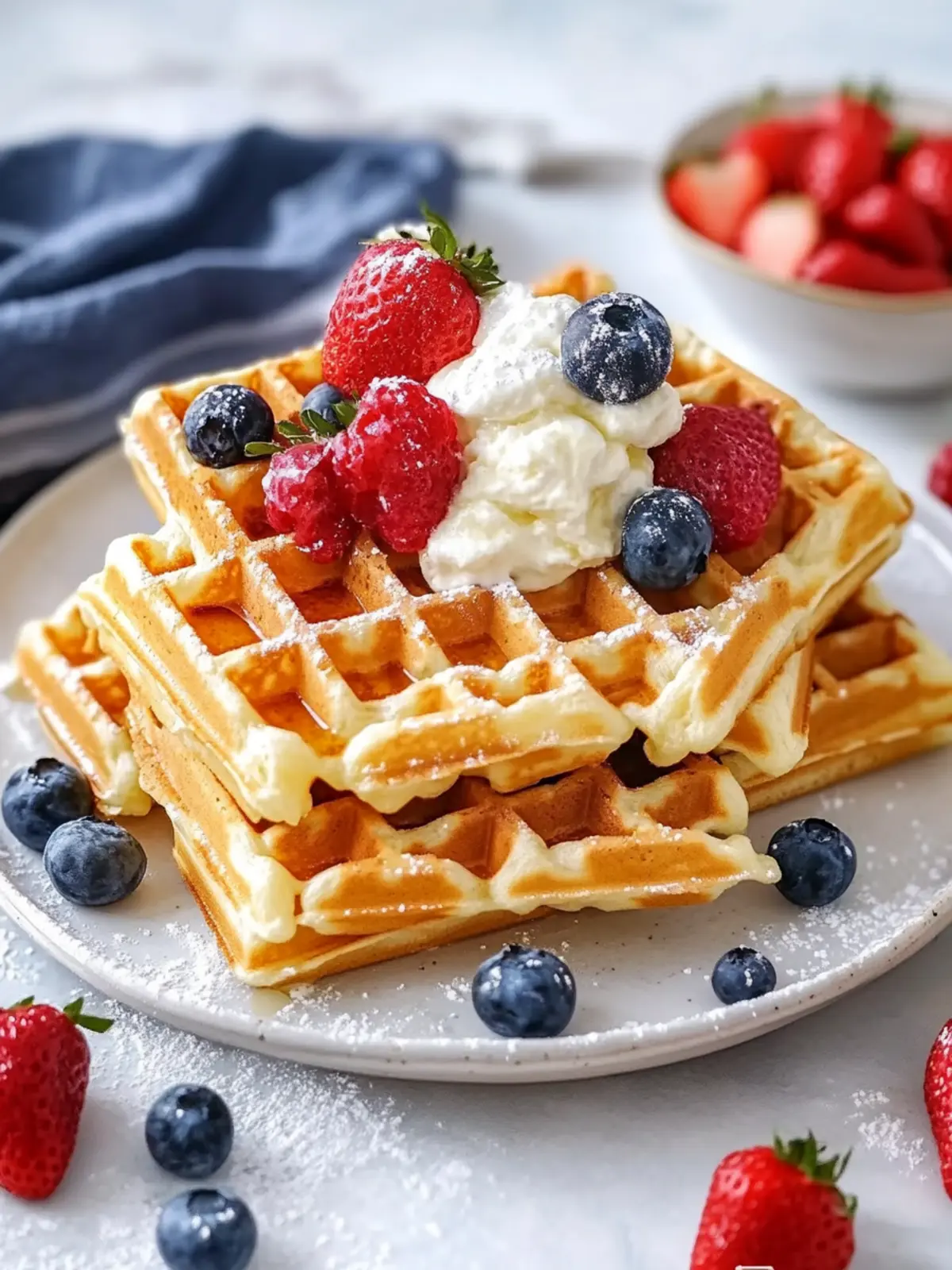 Ultimate Fluffy Buttermilk Waffles
