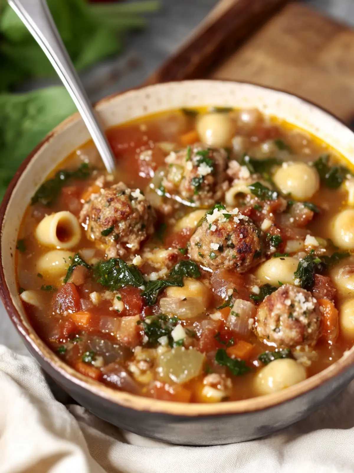 Italian Meatball Soup