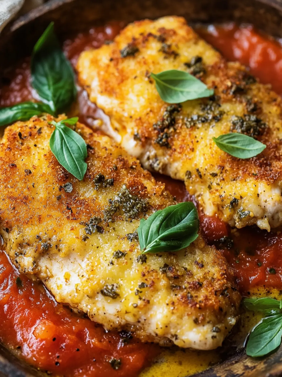 Australian Chicken Parmigiana (Breaded Chicken with Tomato Sauce)
