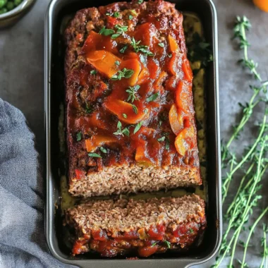 Easy Whole30 Bison Meatloaf