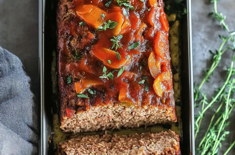 Easy Whole30 Bison Meatloaf