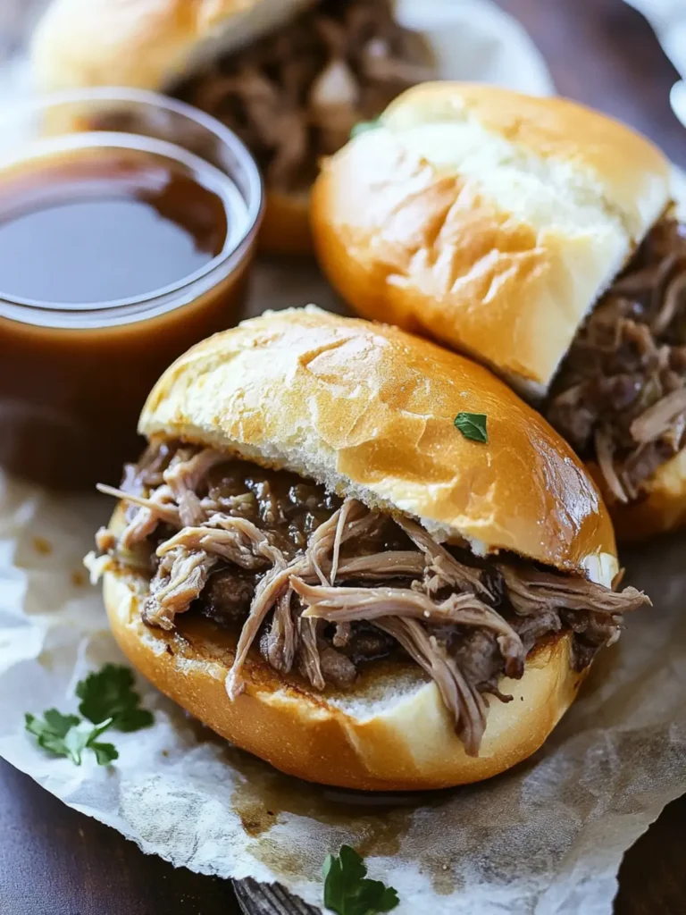 Crafting Crockpot French Dip Sandwiches for Ultimate Comfort 4 Crafting Crockpot French Dip Sandwiches: A Trailside Feast Guide