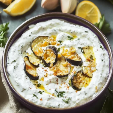 Borani Bademjan (Yogurt Eggplant Dip)