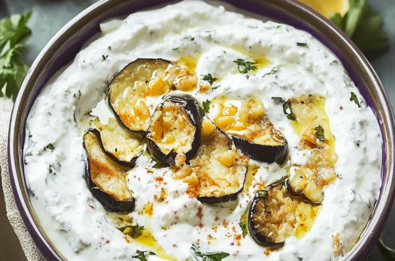 Borani Bademjan (Yogurt Eggplant Dip)