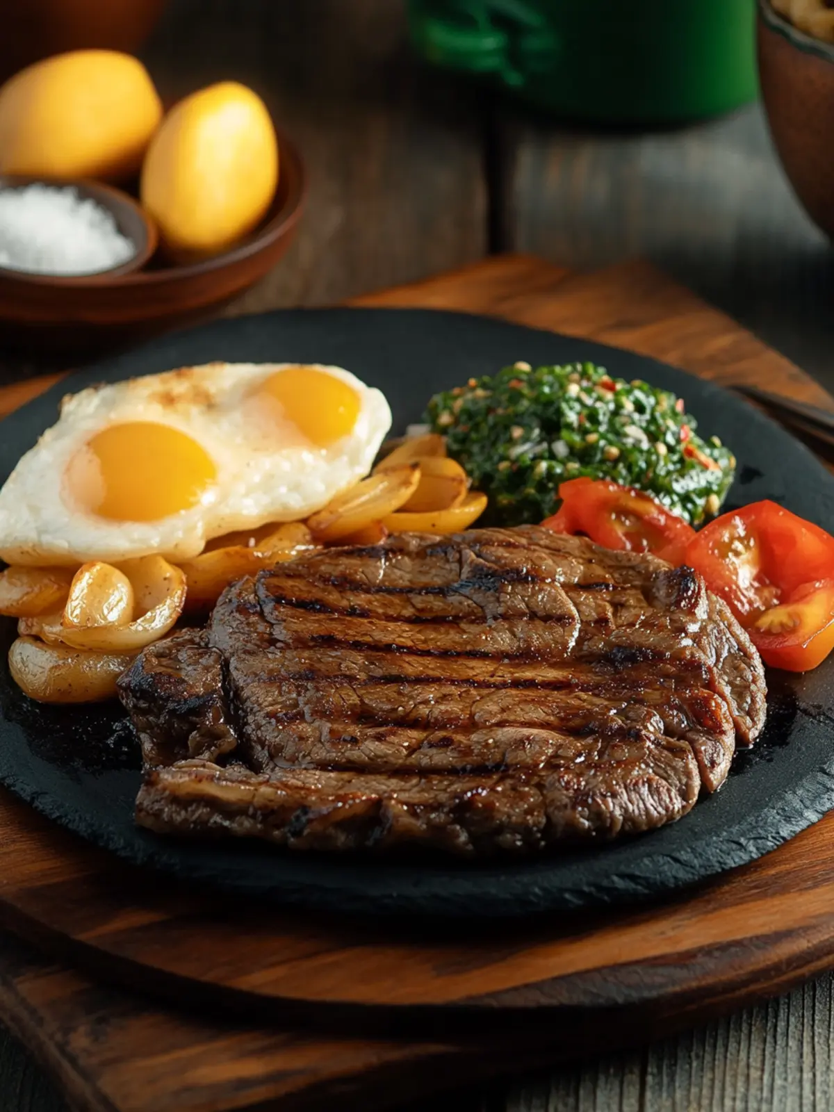 Chilean Lomo a lo Pobre (Poor Man’s Steak)