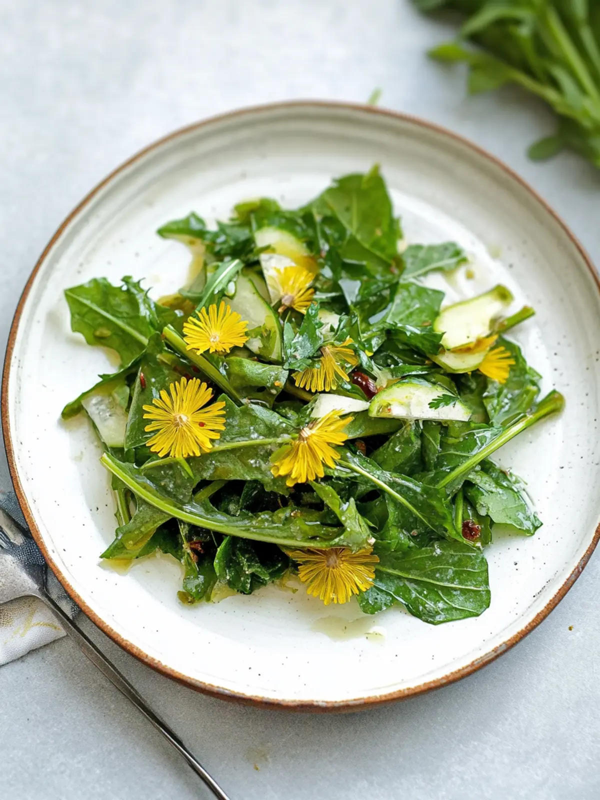 Refreshing Dandelion Salad (Mindeulle Muchim) to Brighten Spring 4 Dandelion Salad (Mindeulle Muchim)